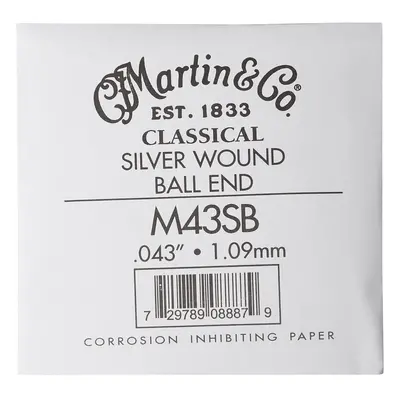 Martin Classical Nylon Ball End Single - 6th Silver Wound