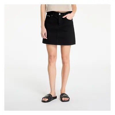 Calvin Klein Jeans Hero High Rise Mini Skirt Denim Classic Black