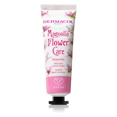 Dermacol Flower Care Magnolia crema para cuidar manos con aroma de flores