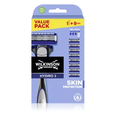 Wilkinson Sword Hydro3 Skin Protection afeitadora + cabezales de recambio