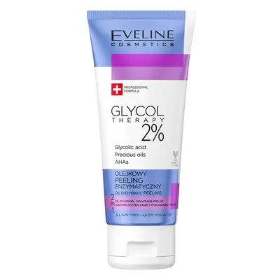 Eveline Cosmetics Glycol Therapy exfoliante enzimático con AHA ácidos con aceites preciosos