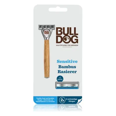 Bulldog Sensitive Bamboo Razor and Spare afeitadora + cabezales de recambio