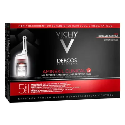 Vichy Dercos Aminexil Clinical tratamiento anticaída localizado para hombre