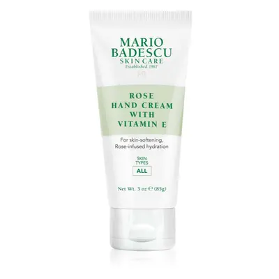 Mario Badescu Rose Hand Cream crema para cuidar manos con vitamina E