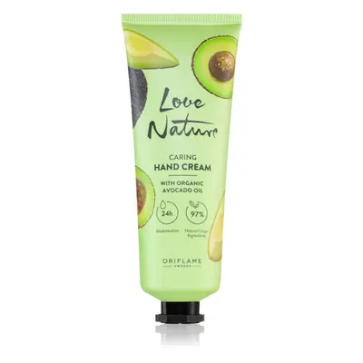 Oriflame Love Nature Organic Avocado Oil crema para cuidar manos con aguacate