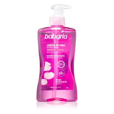 Babaria Rosa Mosqueta gel de ducha para la higiene íntima femenina con extracto de rosal silvest