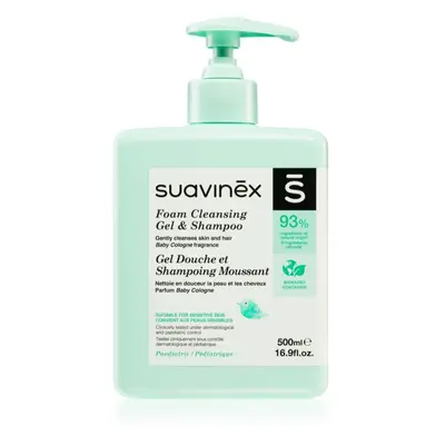 Suavinex Foam Cleansing Gel & Shampoo champú en mousse para bebé lactante Baby Cologne