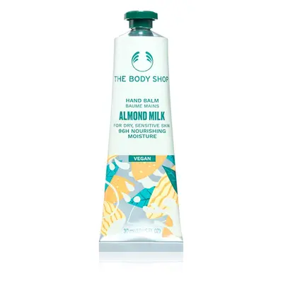 The Body Shop Almond Hand Balm Vegan crema de manos con leche de almendras