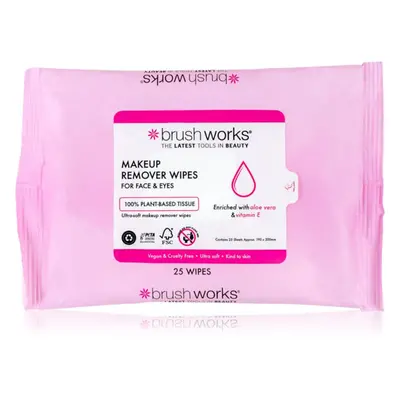 Brushworks Makeup Remover Wipes toallitas desmaquillantes