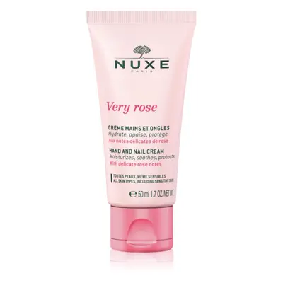 Nuxe Very Rose crema para manos y uñas con agua de rosas