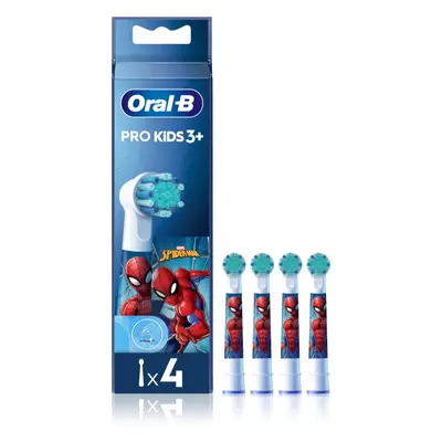 Oral B PRO Kids 3+ recambio para cepillo de dientes para niños Spiderman