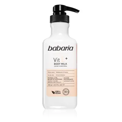 Babaria Vitamin E leche corporal hidratante para pieles secas