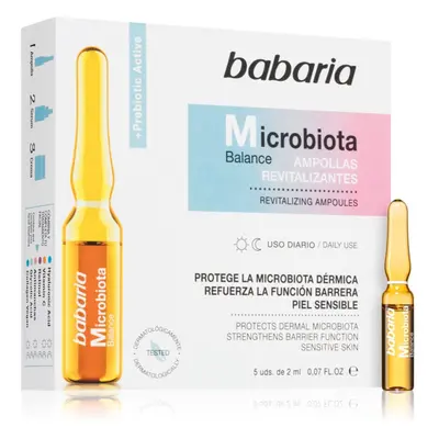 Babaria Microbiota Balance serum revitalizante en ampollas