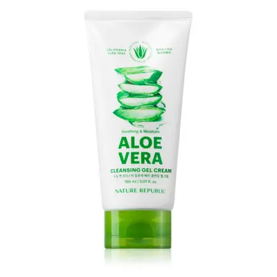 NATURE REPUBLIC Soothing & Moisture Aloe Vera Cleansing Gel Cream crema limpiadora hidratante co