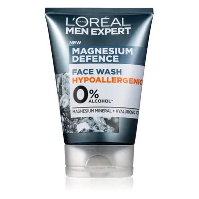 L’Oréal Paris Men Expert Magnesium Defence gel limpiador para rostro para hombre