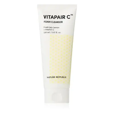 NATURE REPUBLIC Vitapair C Foam Cleanser espuma limpiadora con efecto iluminador