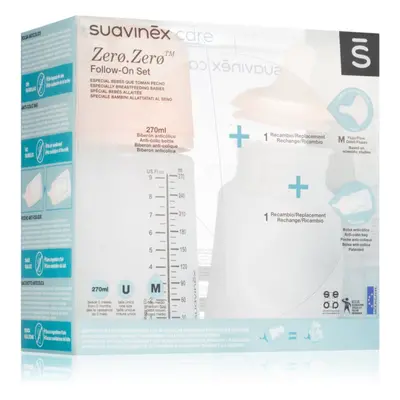 Suavinex Zero Zero Follow-On Set lote de regalo para bebés Medium Flow m+