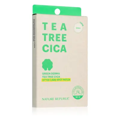 NATURE REPUBLIC Green Derma Tea Tree Cica After Care Spot Patch tratamiento localizado para piel