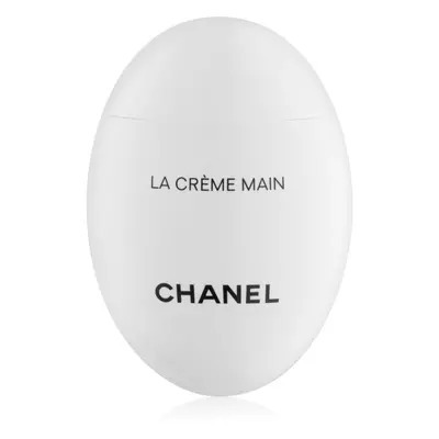 Chanel La Crème Main crema hidratante para manos y uñas con efecto iluminador