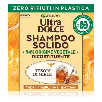 Garnier Ultra Doux Honey Treasures Barra de champú para cabello castigado y quebradizo