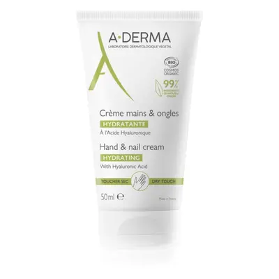 A-Derma Original Care crema hidratante para manos y uñas con ácido hialurónico