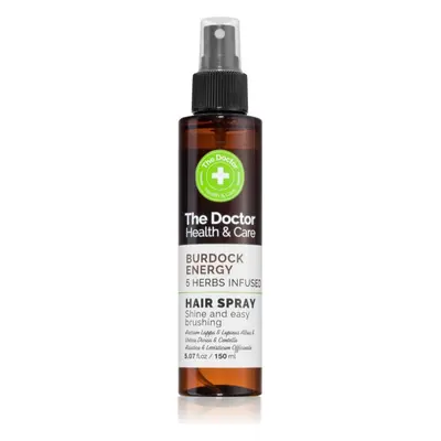 The Doctor Burdock Energy Herbs Infused spray sin aclarado para cabello