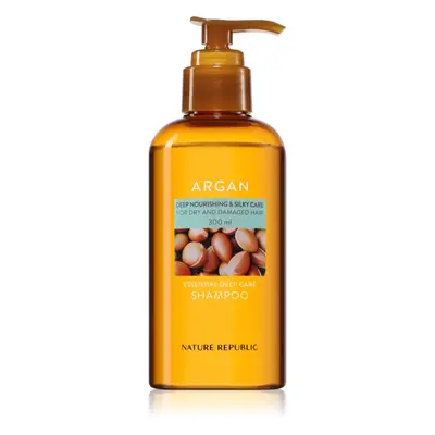 NATURE REPUBLIC Argan Essential Deep Care Shampoo champú de regeneración profunda para cabello m