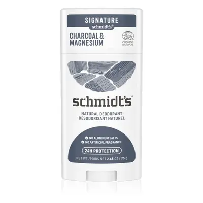 Schmidt's Charcoal + Magnesium desodorante en barra 24h