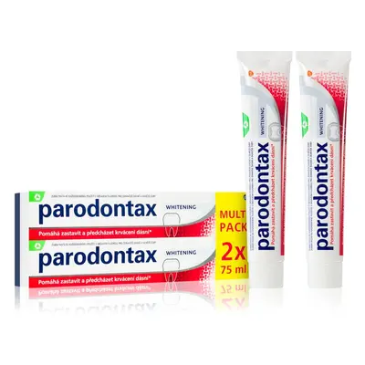 Parodontax Whitening pasta de dientes blanqueadora para encías sangrantes