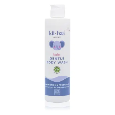 kii-baa® organic Baby Gentle Body Wash emulsión limpiadora con probióticos y prebióticos para be