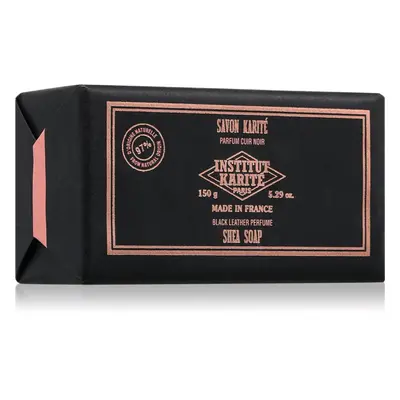 Institut Karité Paris Black Leather Shea Soap jabón sólido de lujo con manteca de karité