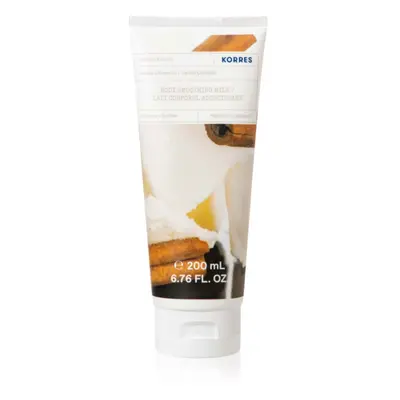 Korres Vanilla & Cinnamon leche corporal nutritiva con aceite de almendras