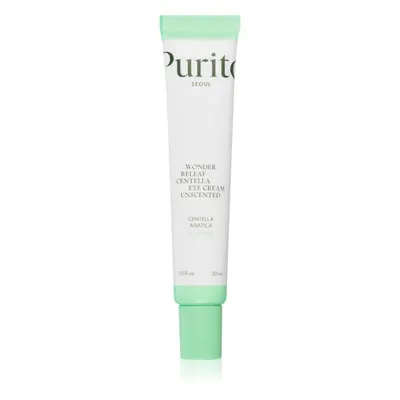 Purito Wonder Releaf Centella Eye Cream Unscented crema iluminadora para los ojos antibolsas y a