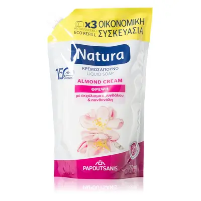 PAPOUTSANIS Natura Almond Cream jabón líquido Recambio