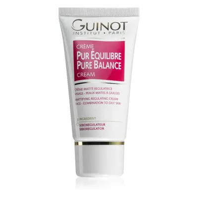 Guinot Pure Balance crema normalizante para pieles grasas para cerrar los poros y matificar la p