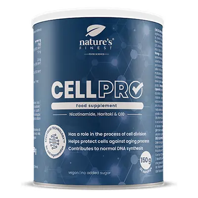 Cell Pro | Suplemento anti-envejecimiento | Bebida o smoothie | Nicotinamida | Vitamina B3 | Glu