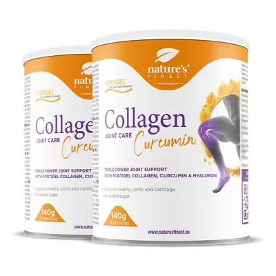 Nature's Finest Curcumin JointCare 1+1 | colágeno, cúrcuma y ácido hialurónico para apoyo articular | ayuda con rigidez, flexibi