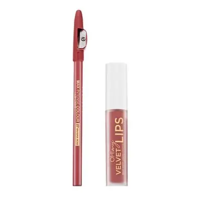 Eveline OH! My Velvet Lips Matt Lip Kit set para labios Para un efecto mate Brownie Biscotti 4,5