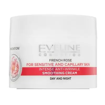 Eveline French Rose Hialuron Smoothing Face Cream Crema hidratante para todos los tipos de piel 