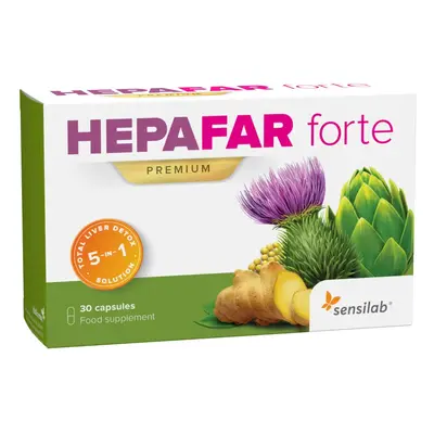 Hepafar Forte PREMIUM cápsulas de cardo mariano