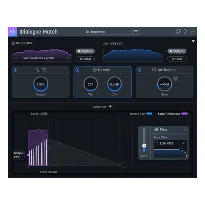 iZotope Dialogue Match EDU (Producto digital)