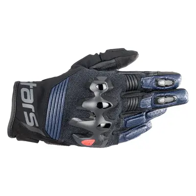 Alpinestars Halo Leather Gloves Dark Blue/Black Guantes de moto