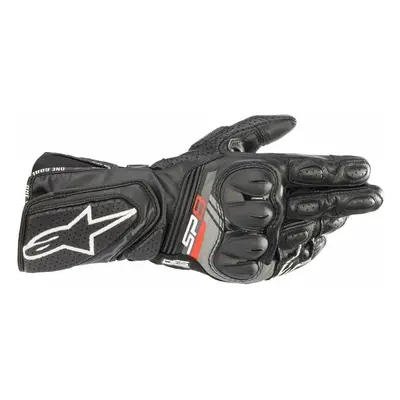 Alpinestars SP-8 V3 Leather Gloves Black Guantes de moto