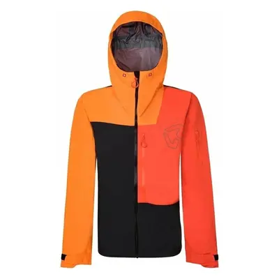 Rock Experience Alaska Man Chaqueta para exteriores Caviar/Persimmon Orange/Cherry Tomato