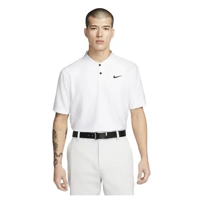 Nike Dri-Fit Victory Texture Mens White/Black Camiseta polo