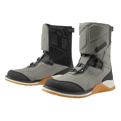 ICON - Motorcycle Gear Alcan WP CE Boots Grey Botas de moto