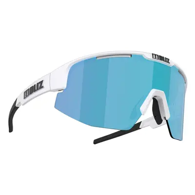 Bliz Matrix Small Matt White/Smoke w Blue Multi Gafas deportivas