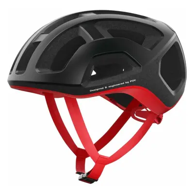 POC Ventral Lite Uranium Black/Prismane Red Matt Casco de bicicleta