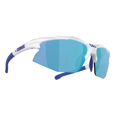 Bliz Hybrid White w Blue Logo/Smoke w Blue Multi plus Spare Lens Orange And Clear Gafas deportiv