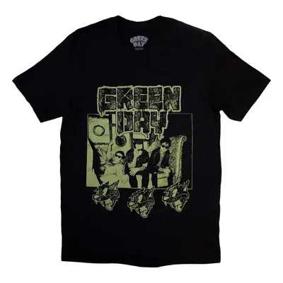 Green Day Camiseta de manga corta Rev Radio Unisex Black